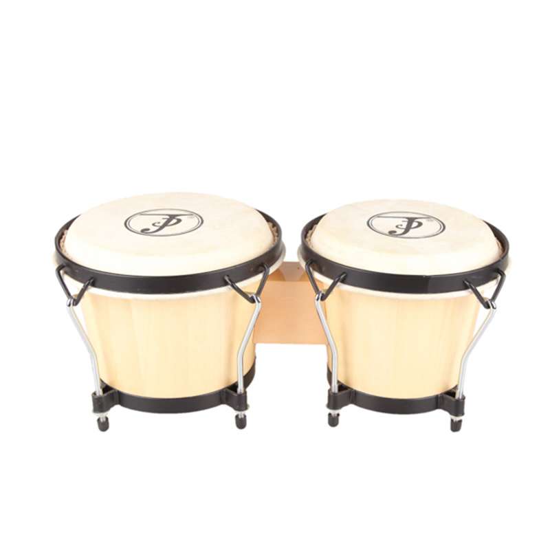 实木6+7寸邦戈鼓拉丁打击乐器早教鼓