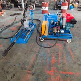 小型顶管机地下穿越非开挖过路钻孔机农村铺设水管打眼钻机