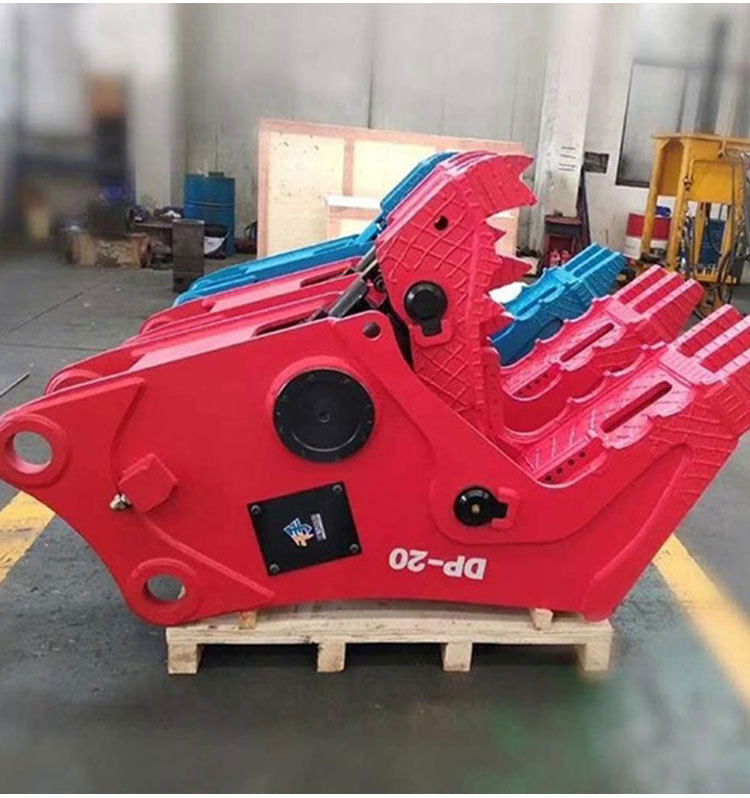 鼎东挖机液压粉碎钳楼房拆迁楼板混凝土破拆工具液压粉碎钳