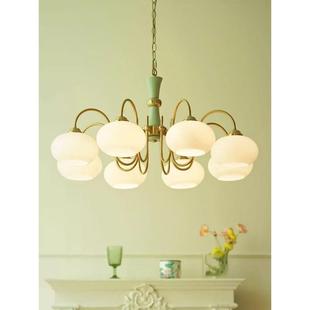 日式中古楼梯卧室法式奶油风大气客厅主灯法式复古美式餐厅吊灯