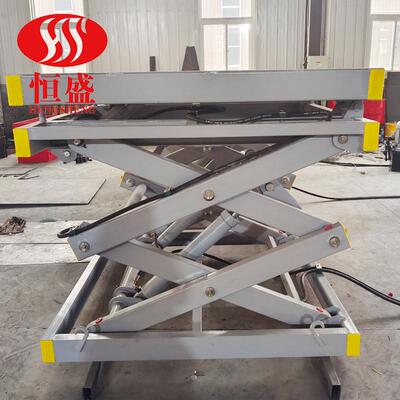 固定剪叉升降机大吨位液压升降平台载货升降台载货地藏式升降平台