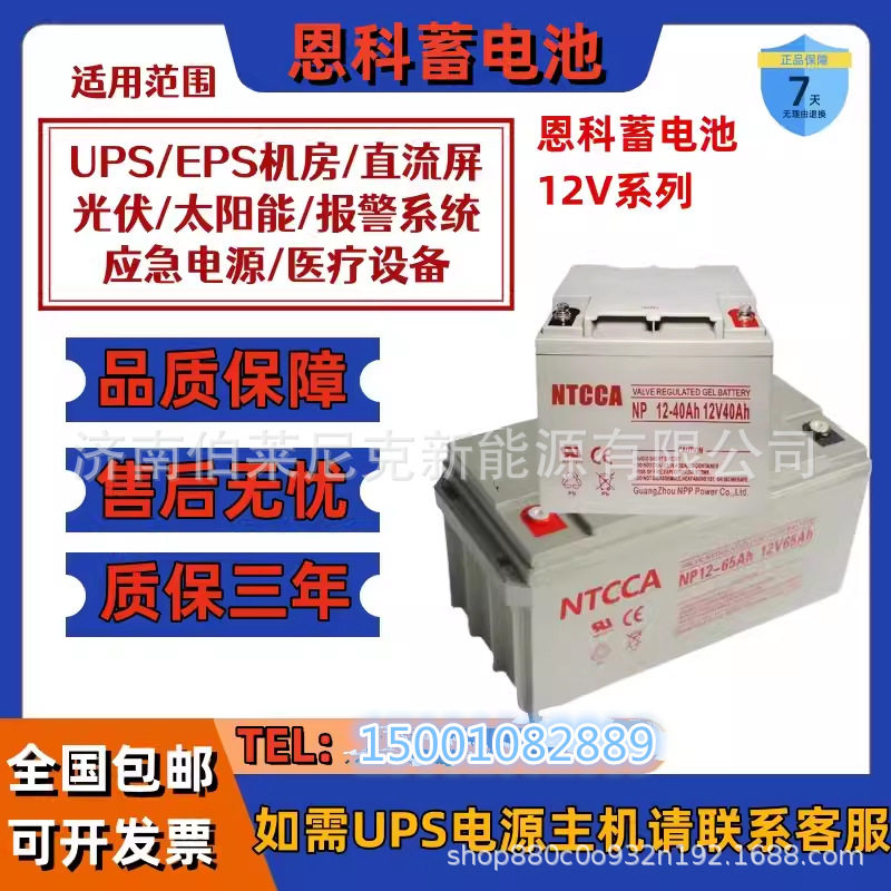NTCCA恩科蓄电池2V100AHGFM-1002V免维护铅酸蓄电池直流屏电池