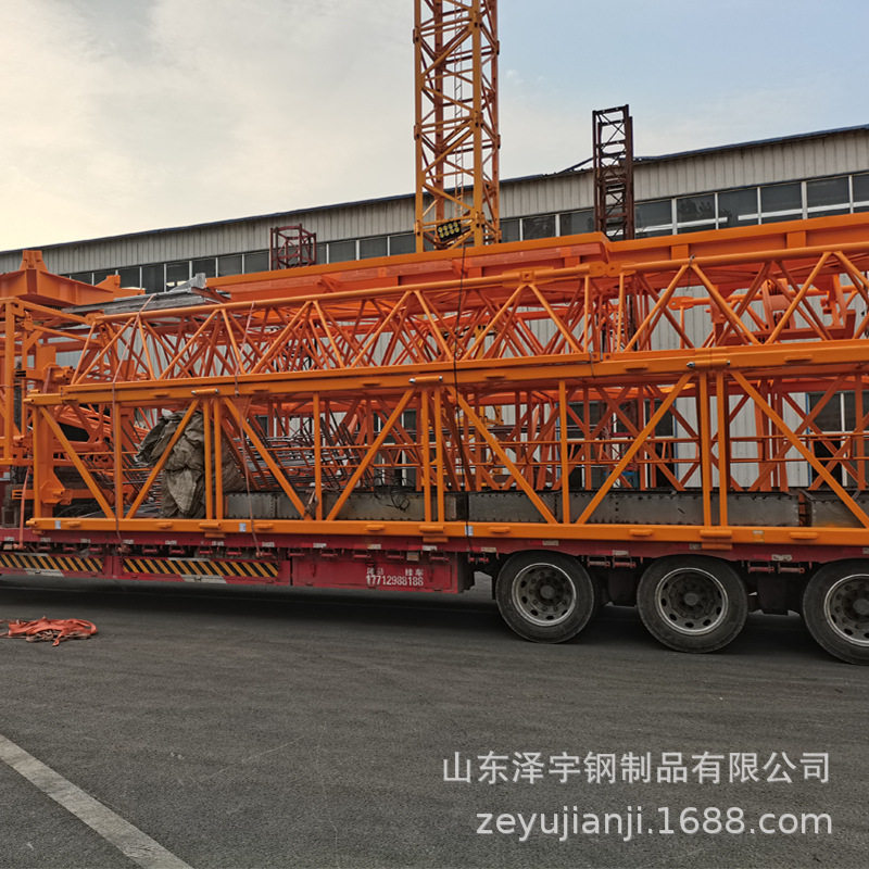 山东泽宇塔机 QTZ100/6010 建筑塔吊 塔机厂家 出口塔式起重机