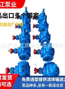 YCB-25/0.6圆弧自吸式齿轮泵不锈钢原料泵化工泵机高温循环油泵