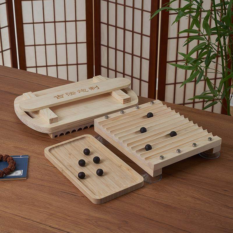 新品中药搓丸板手工家用老药制作蜜丸机小型实木质药丸模具诊所药