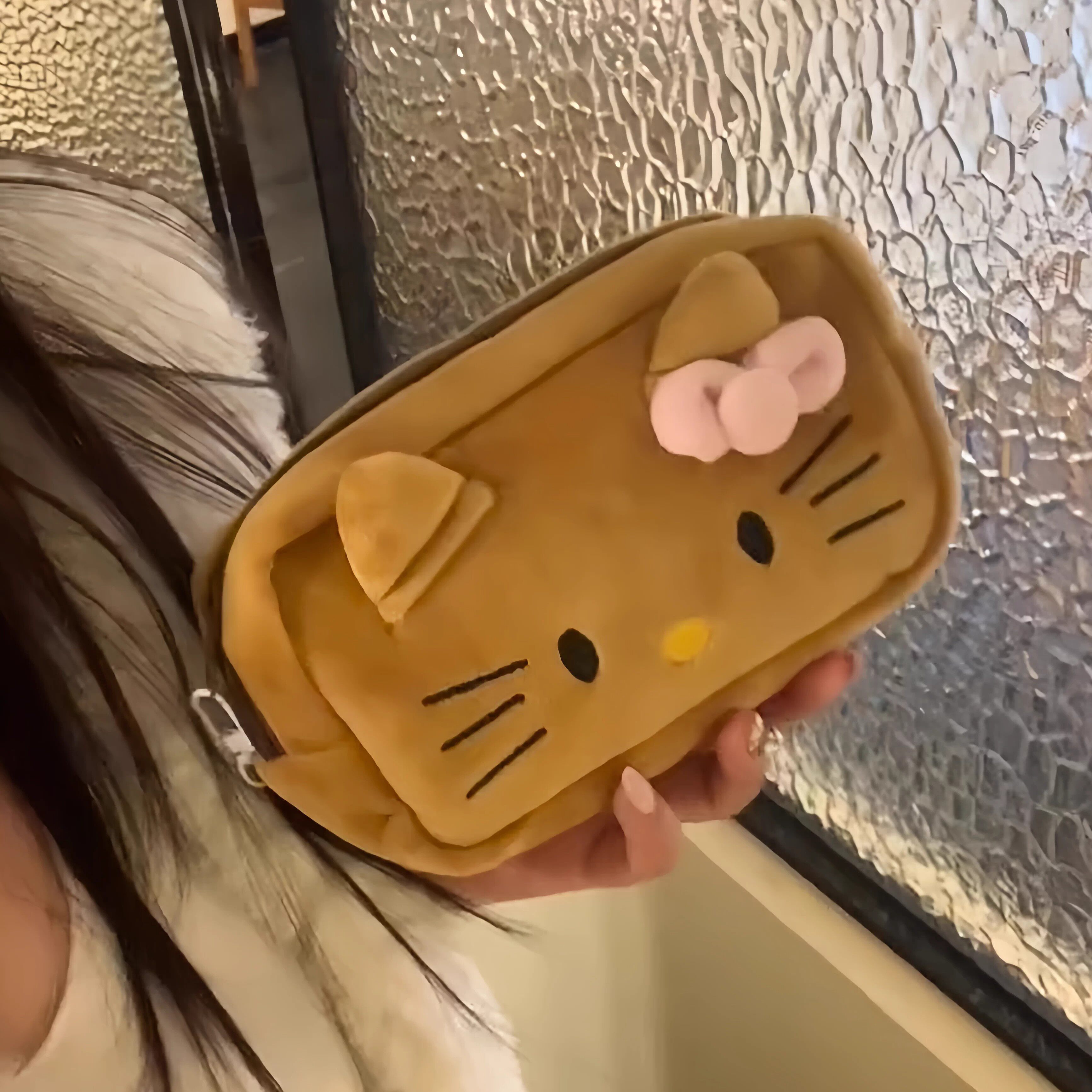 猫咪笔袋高颜值ins风女生2026新款初中学生专用便携文具袋