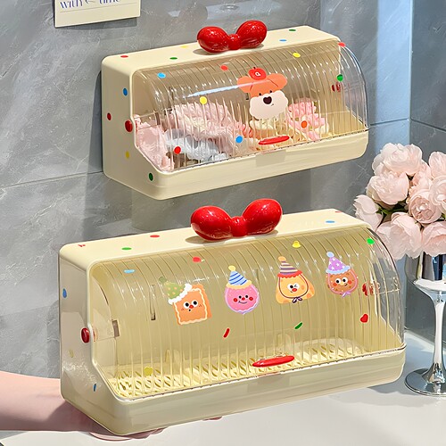 沥水置物架化妆品发饰收纳盒