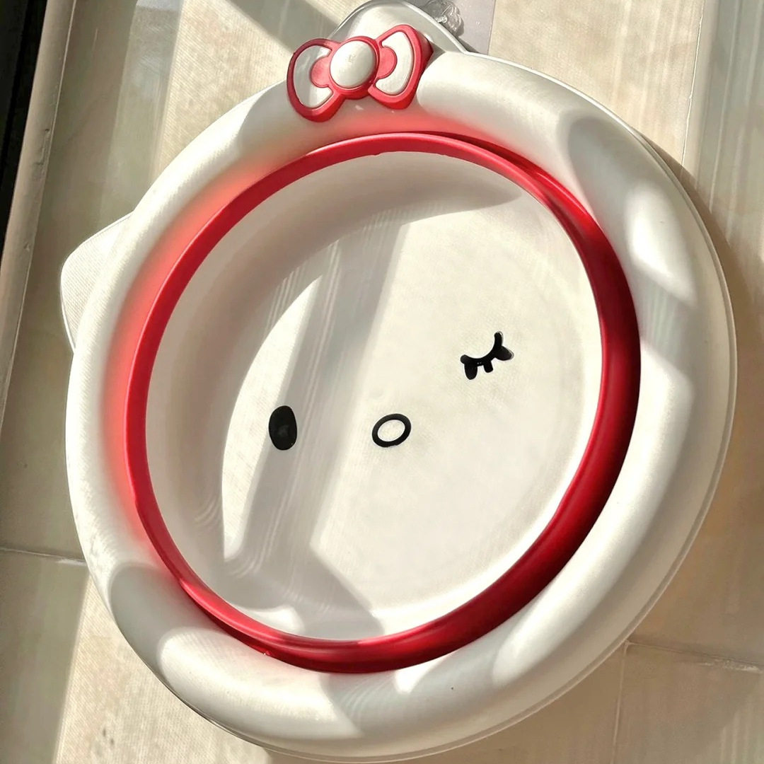 可爱猫猫脸塑料折叠洗脸盆便携式脸盆家用宿舍学生婴幼儿洗脸洗pp,家庭/个人清洁工具,脸盆架,淘宝优惠券,粉丝福利购,淘宝优惠卷