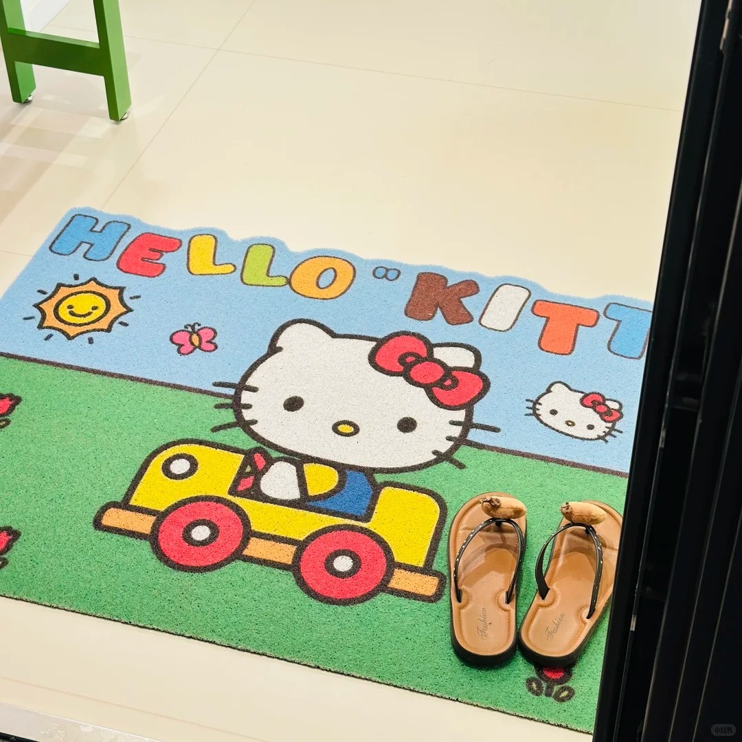 好喜欢我门口的地毯呀！