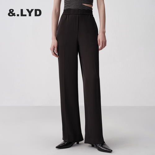 &LYD【垂垂有余裤】松紧直筒裤
