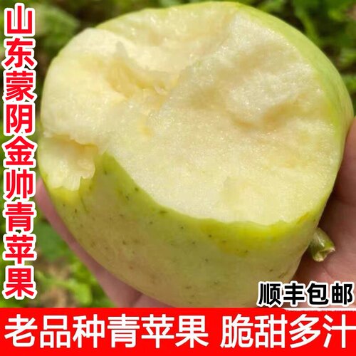 26年沂蒙山老品种金帅青苹果孕妇水果酸甜脆青苹果青香蕉顺丰现货