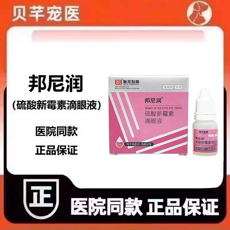 联邦制药邦尼润硫酸新霉素滴眼液