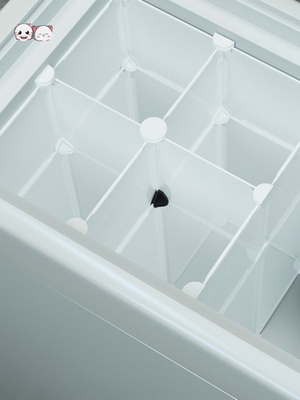 冷藏柜隔层架冰柜冷藏置物架内部分层分隔栏N隔板网格隔层框分格