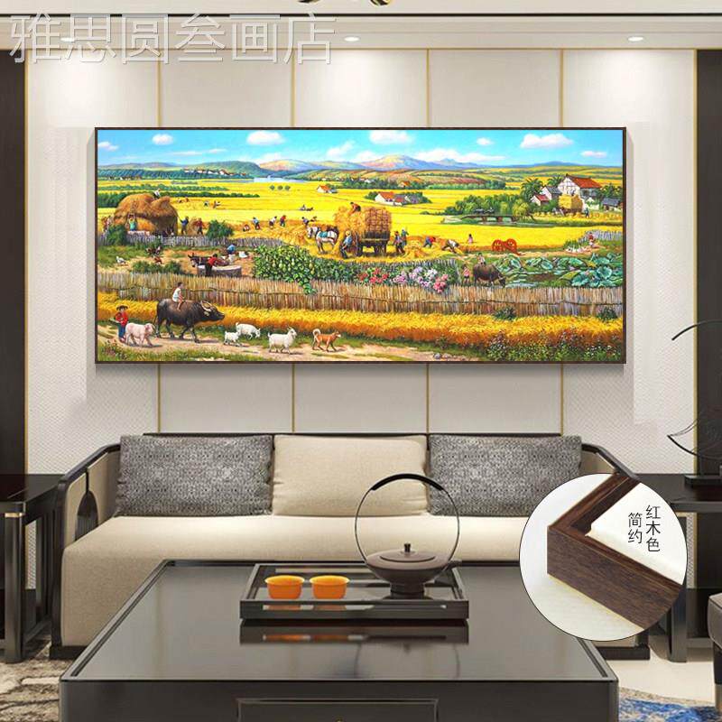 凡高背景挂画沙发厅画装饰画新约现代装饰画