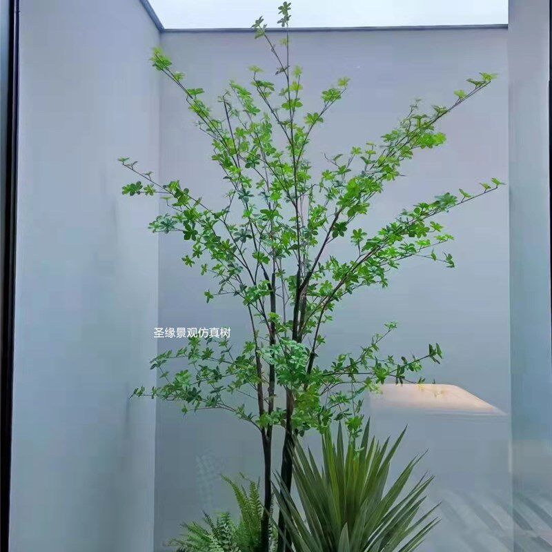 仿真植物堆景散尾k葵旅人蕉吊钟龟背竹芭蕉树软装美陈花艺装饰摆