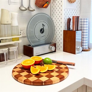 支持框架菜板厨房大型特殊木制菜板原物锐化木K制菜板天然乌木食