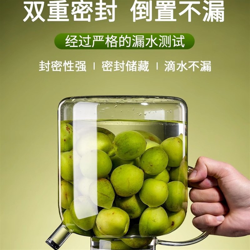 泡酒玻璃瓶家h用酒坛酒罐泡酒酒瓶密封青梅果酒酿酒容器