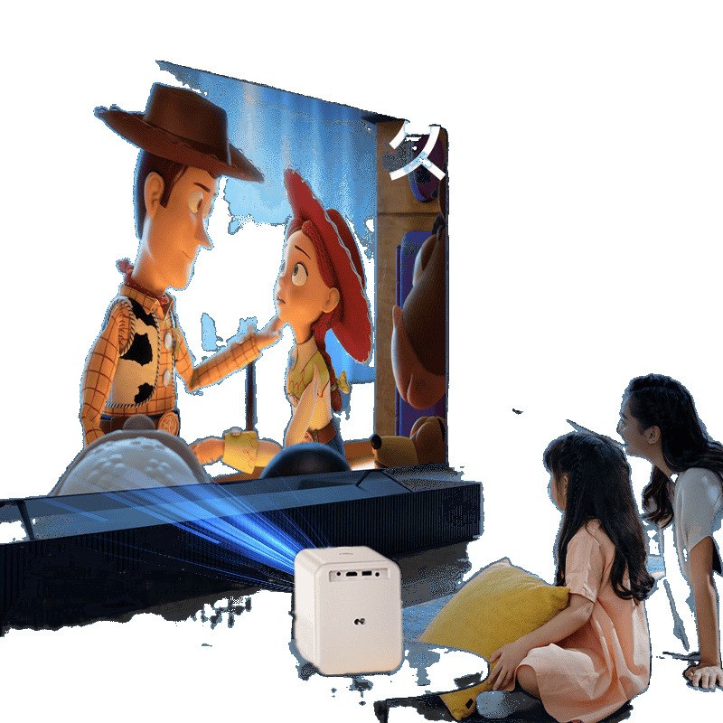 2025新5G自动对焦p家用投影仪连手机投屏超高清卧室学生宿舍投影