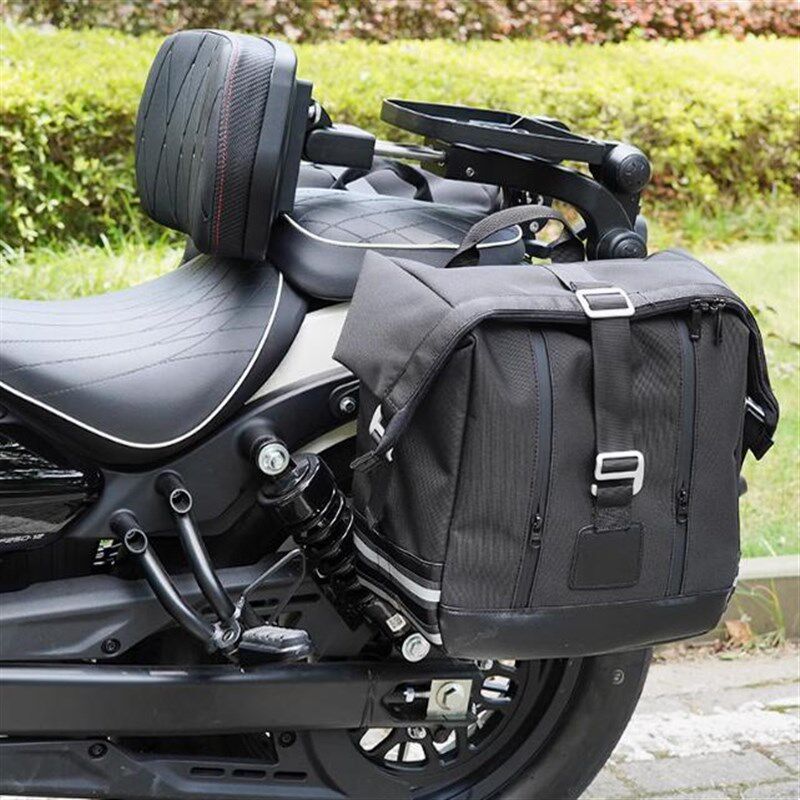 无极CU250护l杠防摔杠改装配件折叠靠背快拆防水皮边包帆布包