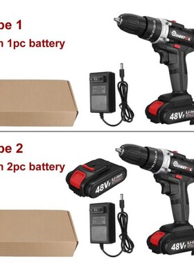 48VF 3 in 1 Cordless Impactx Drill Wireless Electric Screwdr