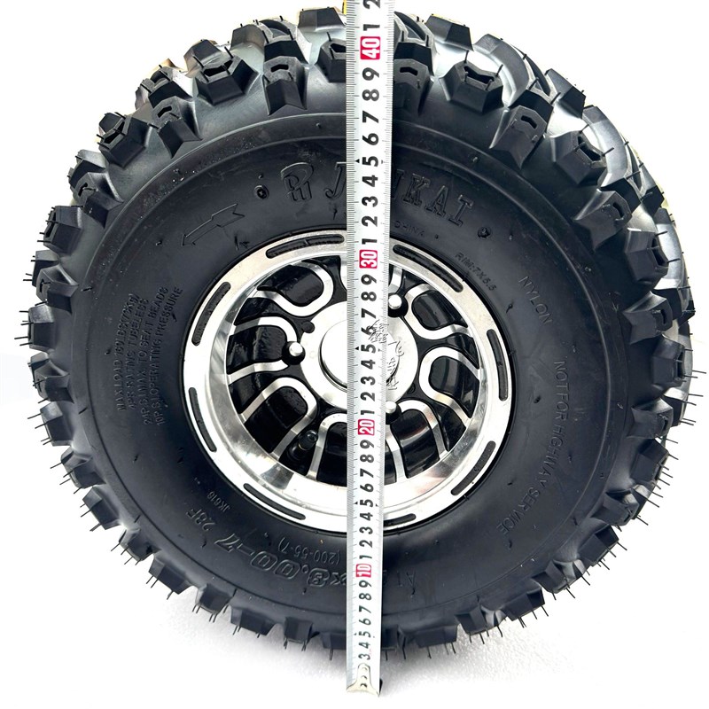 改装四轮卡丁g车沙滩车配件16X8.00-7寸越野轮胎真空铝轮毂