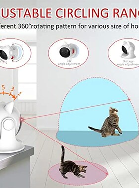 ATUBAN Rechargeable Motion ActAivated Cat Laser Toy Automati