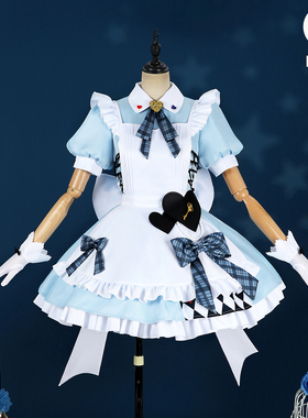 凹兔漫 现货  lovelive 缪斯 gigo 联动cos服全员女仆装打歌服