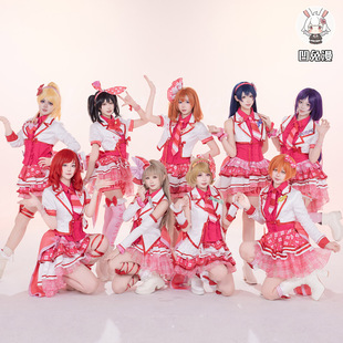 凹兔漫 现货  lovelive缪斯cos服街机一全员cosplay