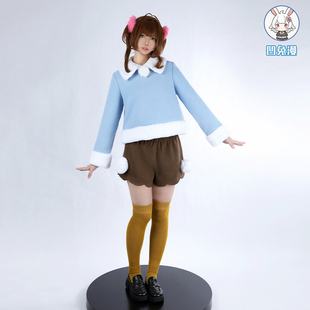 凹兔漫 现货 魔卡少女樱cos服百变小樱冬日暖阳常服cosplay动漫服