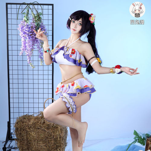 凹兔漫 尾款 lovelvie缪斯东条希真姬夏日水着泳衣cos服cospaly