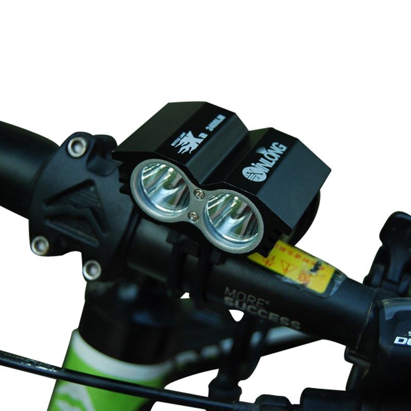 山地自行车灯UgSB单车前灯L2强光超亮X2双灯T6充电骑行灯手电装备