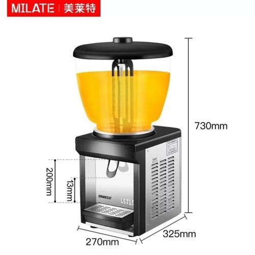 美莱特MILATELSJ-25圆y缸饮料机商用大容量25L自助餐搅拌奶茶