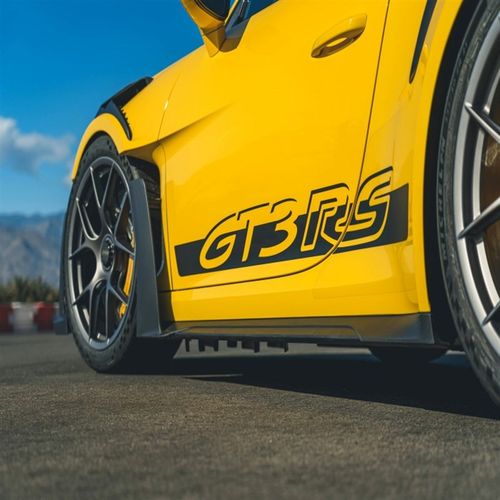 适用于保时捷911GT3 RS车t贴拉花992专用改装饰侧裙贴纸997Carrer