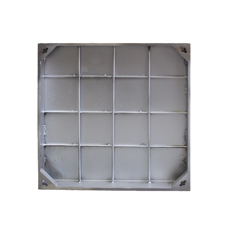 不锈钢井盖304不锈钢s管隐形井盖市政园林雨水方形井盖装饰井盖