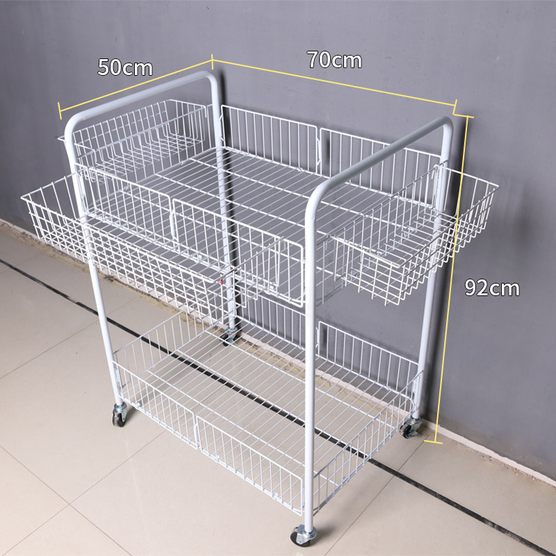 摆摊小推车冰粉夜市地摊可折叠手推车架K子移动货架可携式置物架