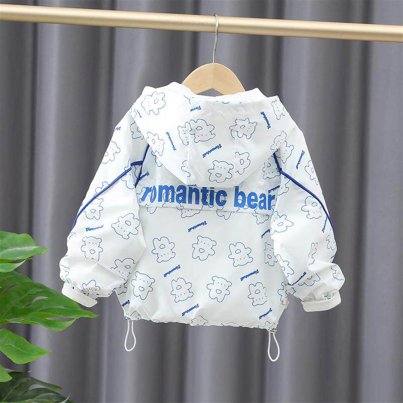 儿童外套男女童春秋装2025新款宝宝时髦洋气冲锋衣婴儿风衣夹克衫