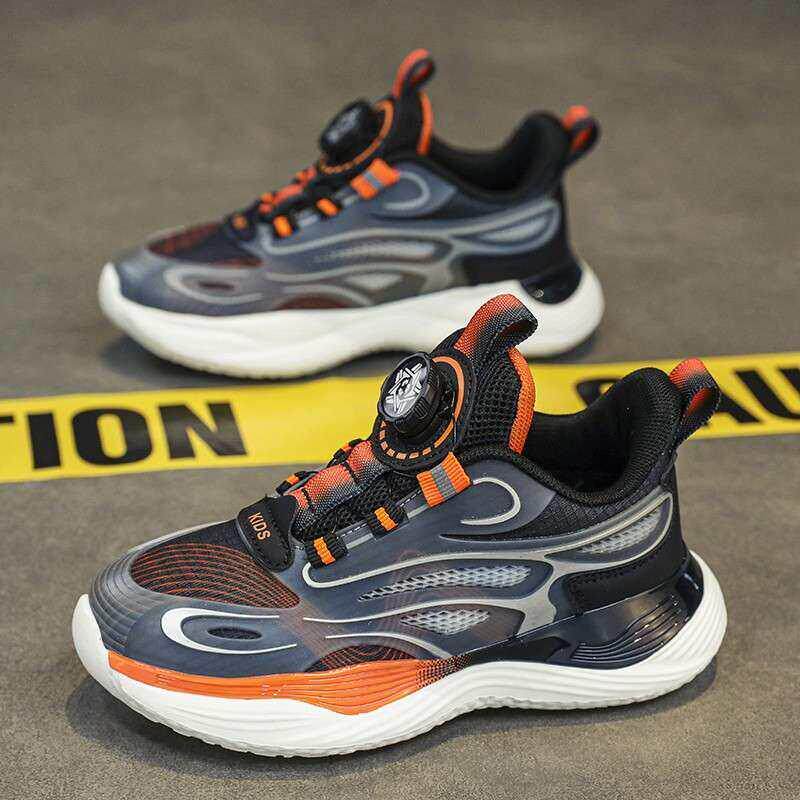 男童鞋运动鞋2024新款儿童鞋子网面中大童男孩跑步鞋