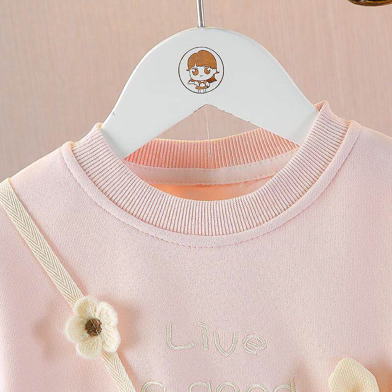 女童春季套装2025新款女宝宝运动两件套春装纯棉儿童洋气卫衣卫裤