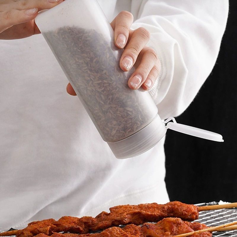 旋转盖塑料撒粉瓶罐撒粉器可控出料量厨房调料撒料防潮便携罐子