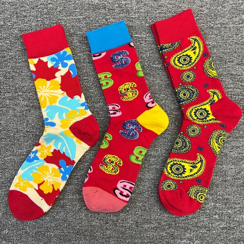 happysocks袜子马年本命年男士袜
