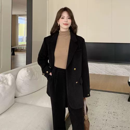 Комплект, пуховик, бархатная куртка, штаны, коллекция 2023, утиный пух