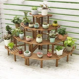 Цветочная стенда многосторная крытая этаж -на достопримечательность.