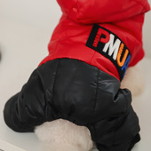 极速狗狗衣服四脚棉衣春季 室外防风外H出遛狗可御寒中小型犬棉服