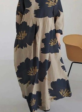 dress ladies fashion vcasual craft drawstring cotton