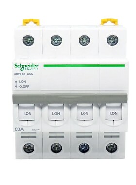 施耐I德Acti 9 iINT125微型隔离开关3P32A/40A/63A/80AU/100A/125
