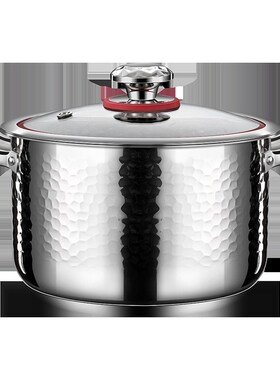 ssgp 汤锅316L不锈钢家用煮粥不粘锅蒸锅N煲汤锅具燃气电磁炉通用