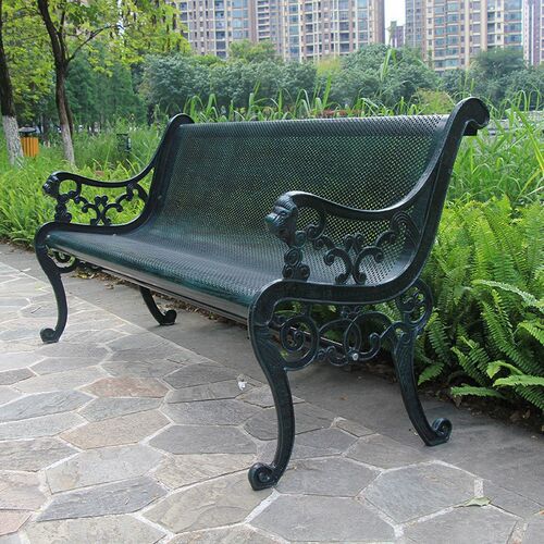 户外公园椅 庭院广场镀锌长椅 E观景长椅公园椅子 休闲座椅 - 封面