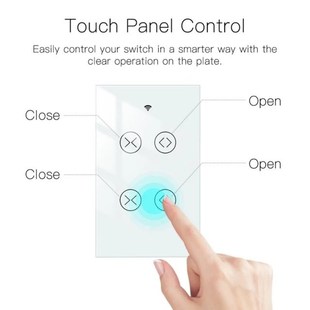 Double Shutter WiFi Blind RolleNr Smart Curtain Tuya Gang