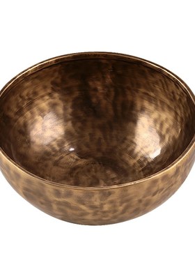 尼泊尔颂钵手工光面佛音碗纯铜法L器罄梵音钵瑜伽冥想钵