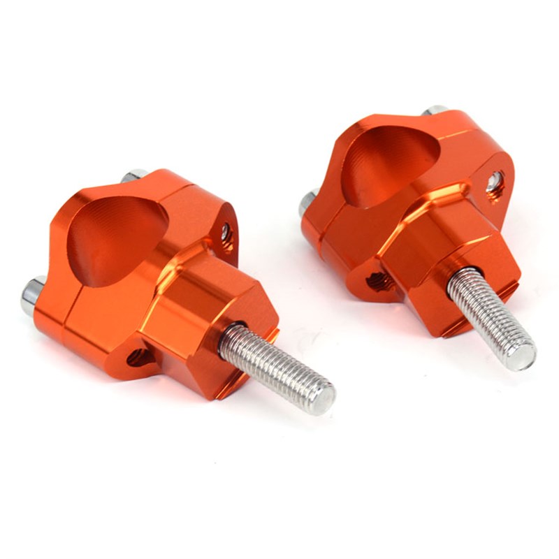 适用KTM 125-530越野车车把可调把手压块 变径方V向车把链接码压